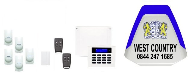 the West Country & Avon served by Western Alarm Installers - Orisec Intruder Alarms and Home Automation